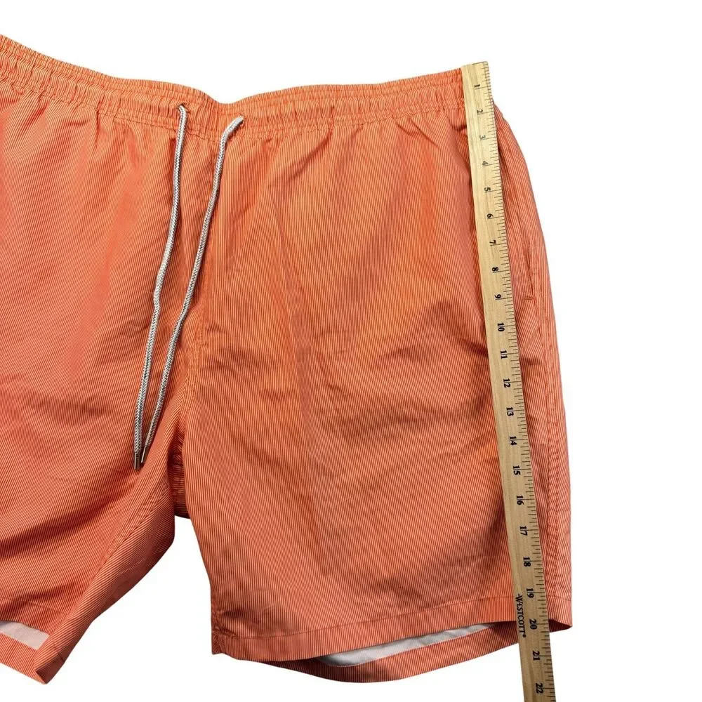 Kirkland Signature Swim Shorts Men's Extra Extra Large Blue Orange LOT of 2 NWT